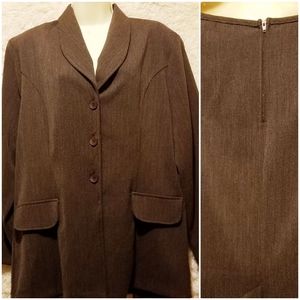 NWT Vintage 2pc skirt suit